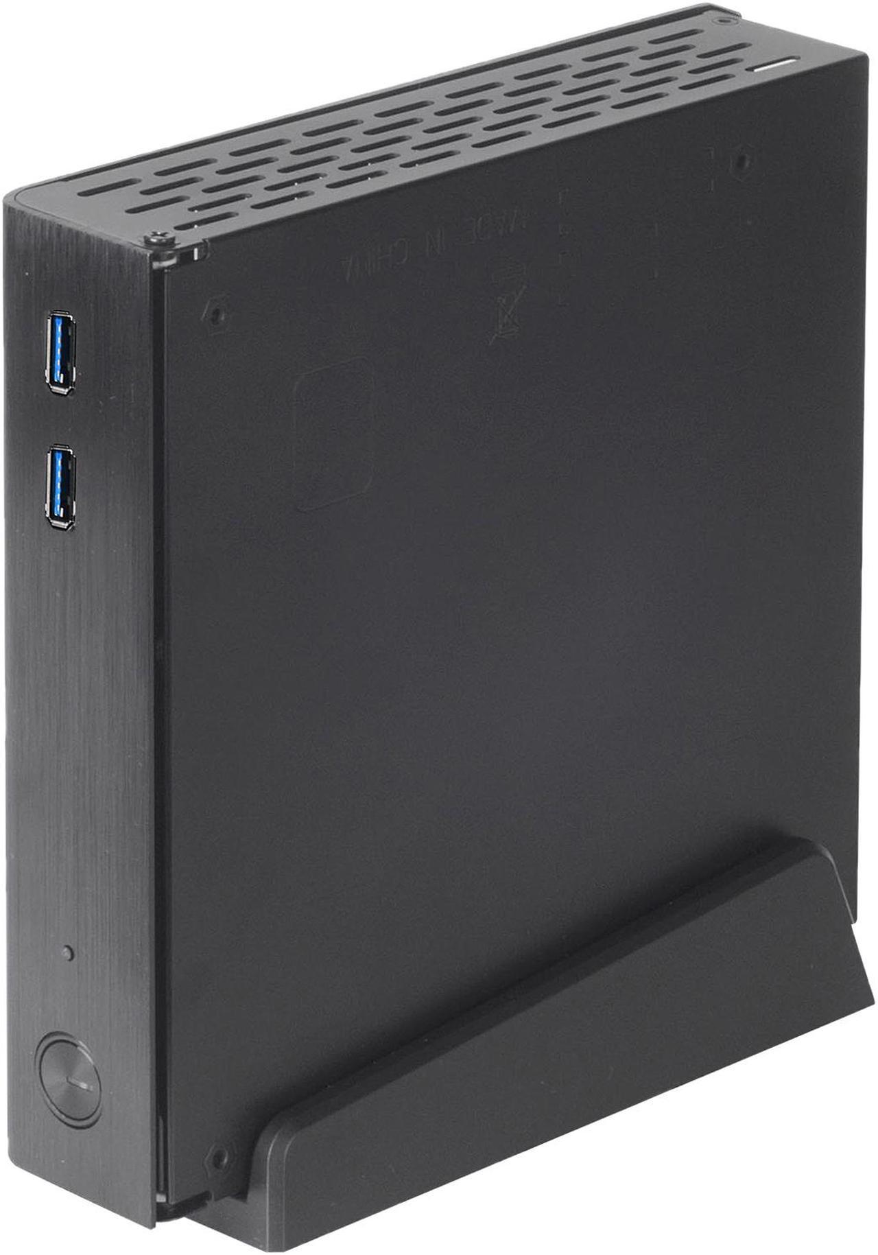 Alt view image 2 of 10 - SilverStone Petit Series PT13 SST-PT13B-USB3.0 Black Aluminum Top Cover, Steel Body Mini-ITX Computer Case