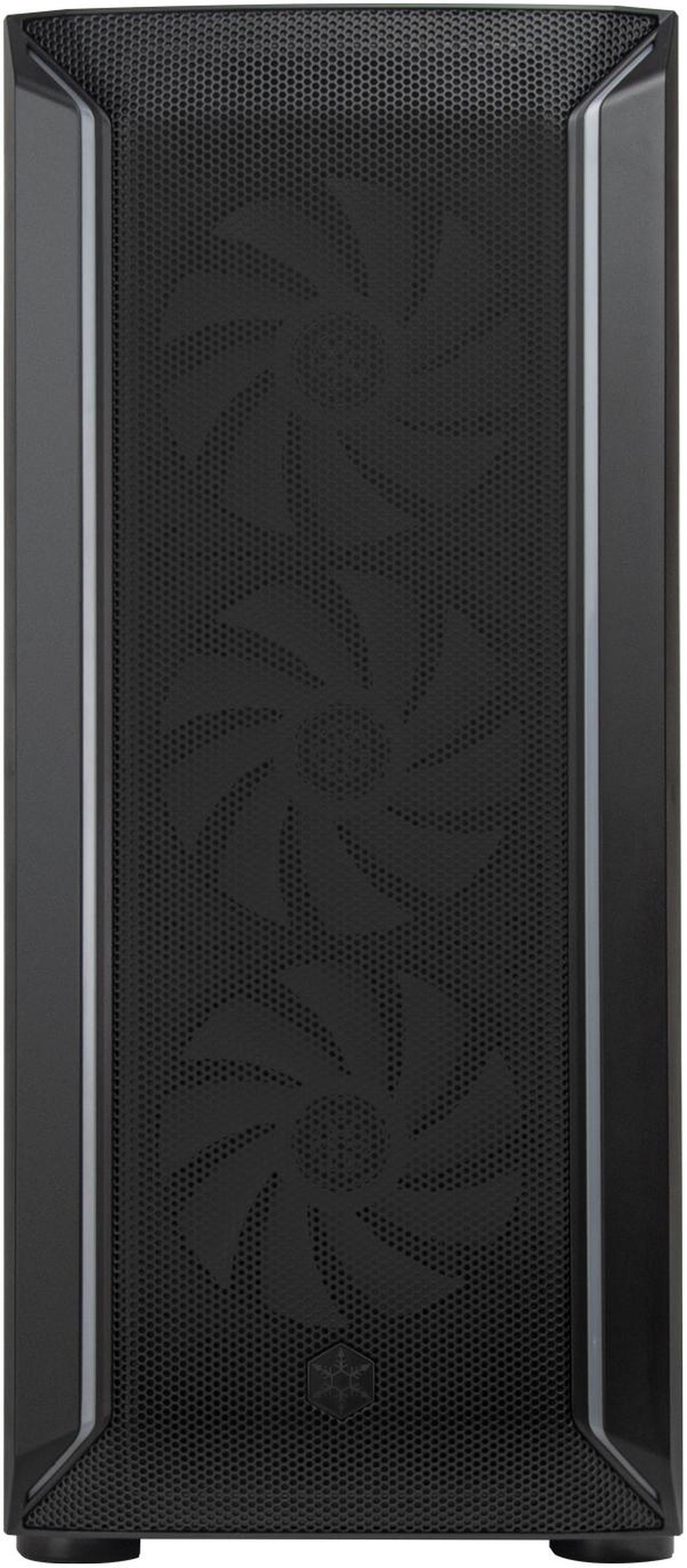 Alt view image 5 of 20 - SilverStone FARA 511Z High Airflow ATX Gaming Chassis with Excellent Cooling Potential Case SST-FA511Z-BG Black