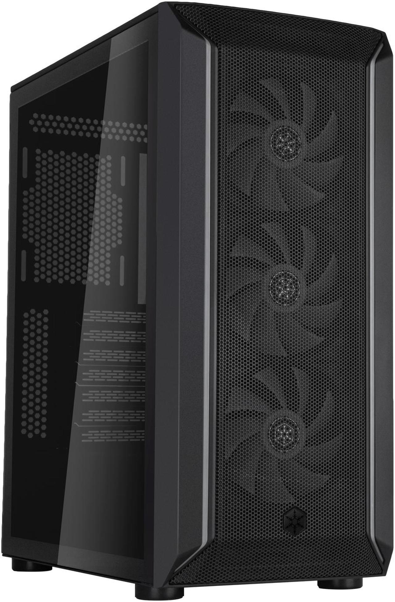 Alt view image 8 of 20 - SilverStone FARA 511Z High Airflow ATX Gaming Chassis with Excellent Cooling Potential Case SST-FA511Z-BG Black