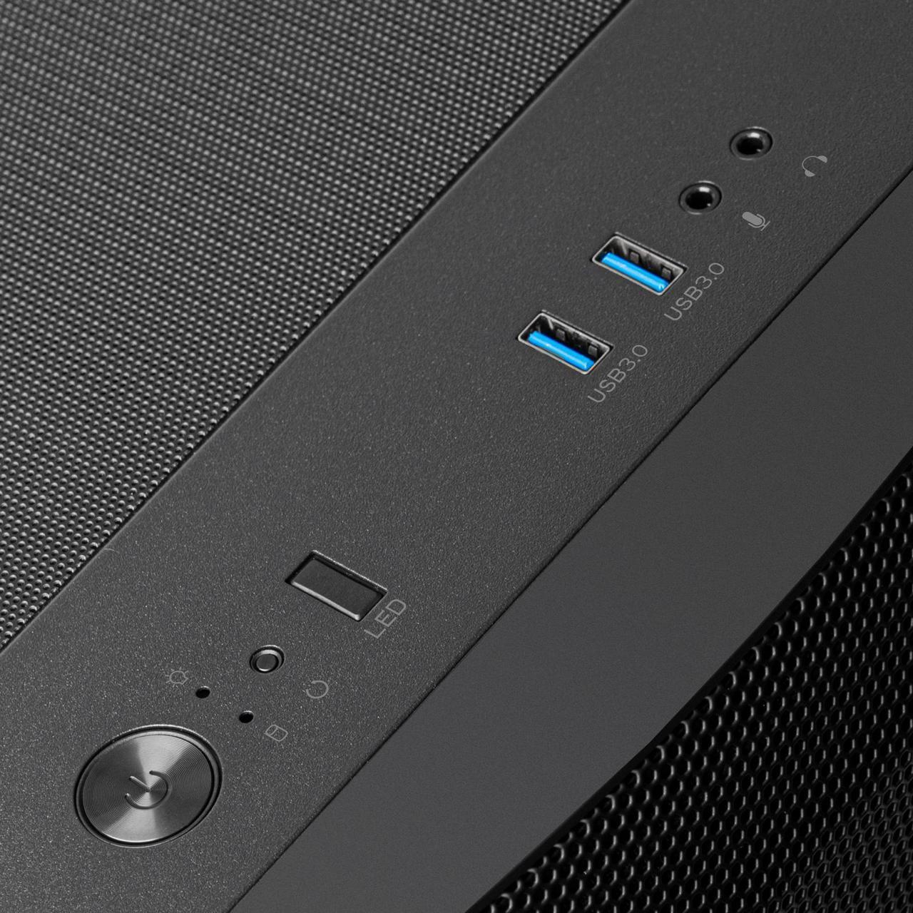 Alt view image 10 of 20 - SilverStone FARA 511Z High Airflow ATX Gaming Chassis with Excellent Cooling Potential Case SST-FA511Z-BG Black
