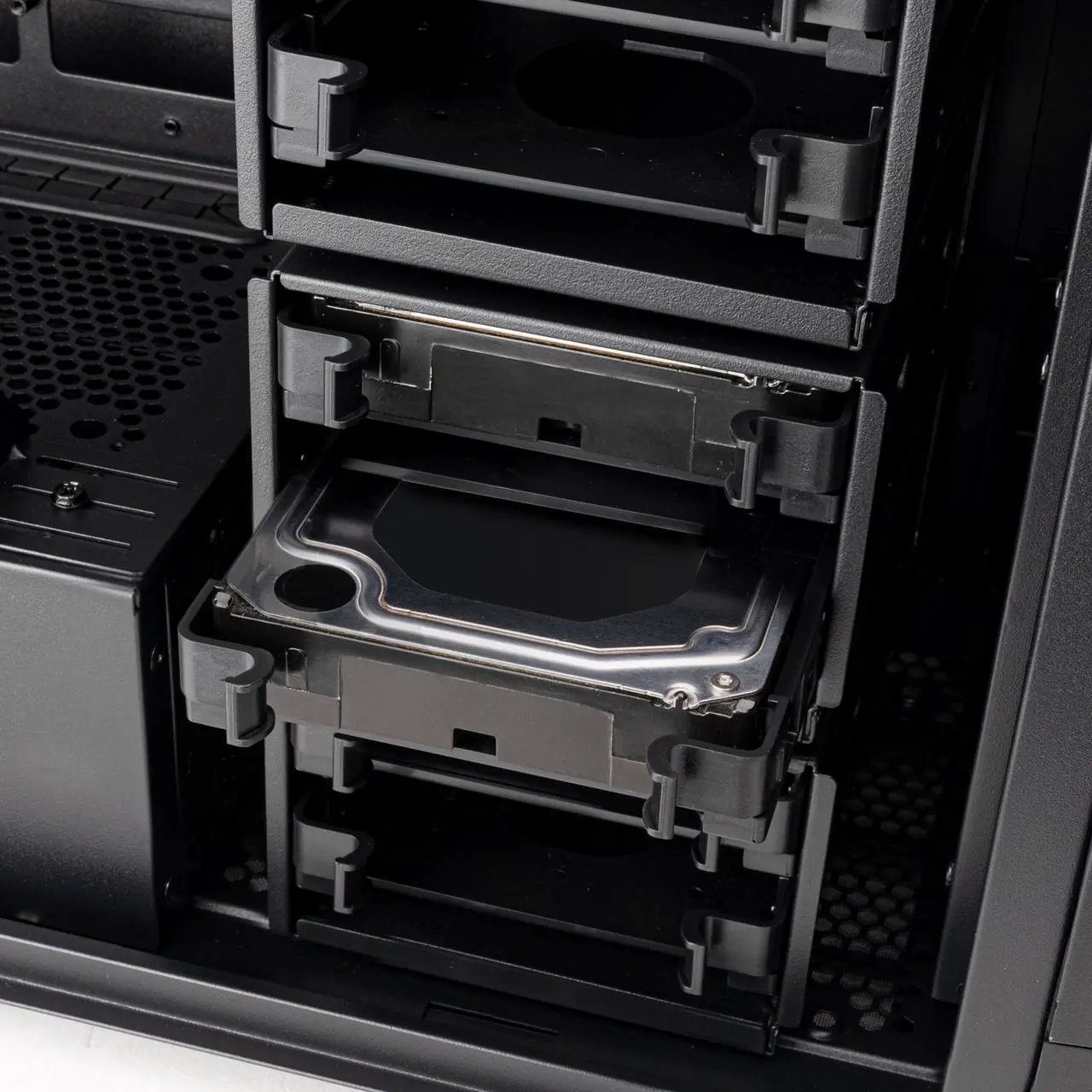 Alt view image 16 of 17 - SilverStone SETA A2 Black Steel / Plastic / Tempered Glass ATX Mid Tower Computer Case