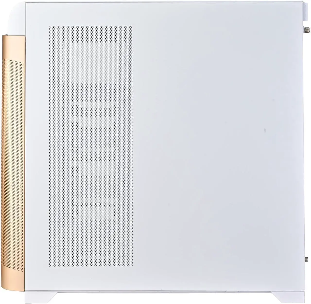 Alt view image 5 of 18 - SilverStone SETA A2 Gold/White Steel / Plastic / Tempered Glass ATX Mid Tower Computer Case