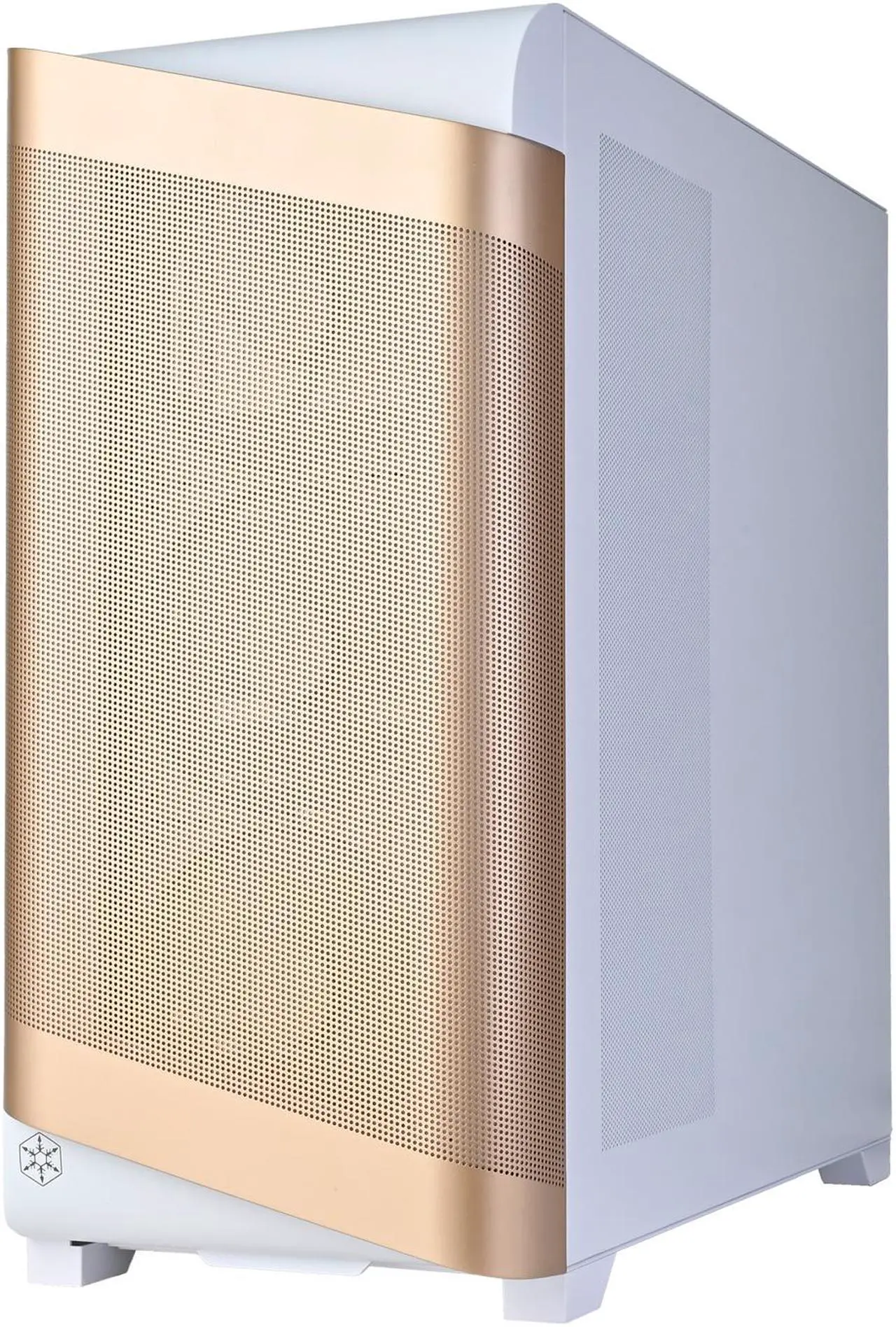 Alt view image 8 of 18 - SilverStone SETA A2 Gold/White Steel / Plastic / Tempered Glass ATX Mid Tower Computer Case