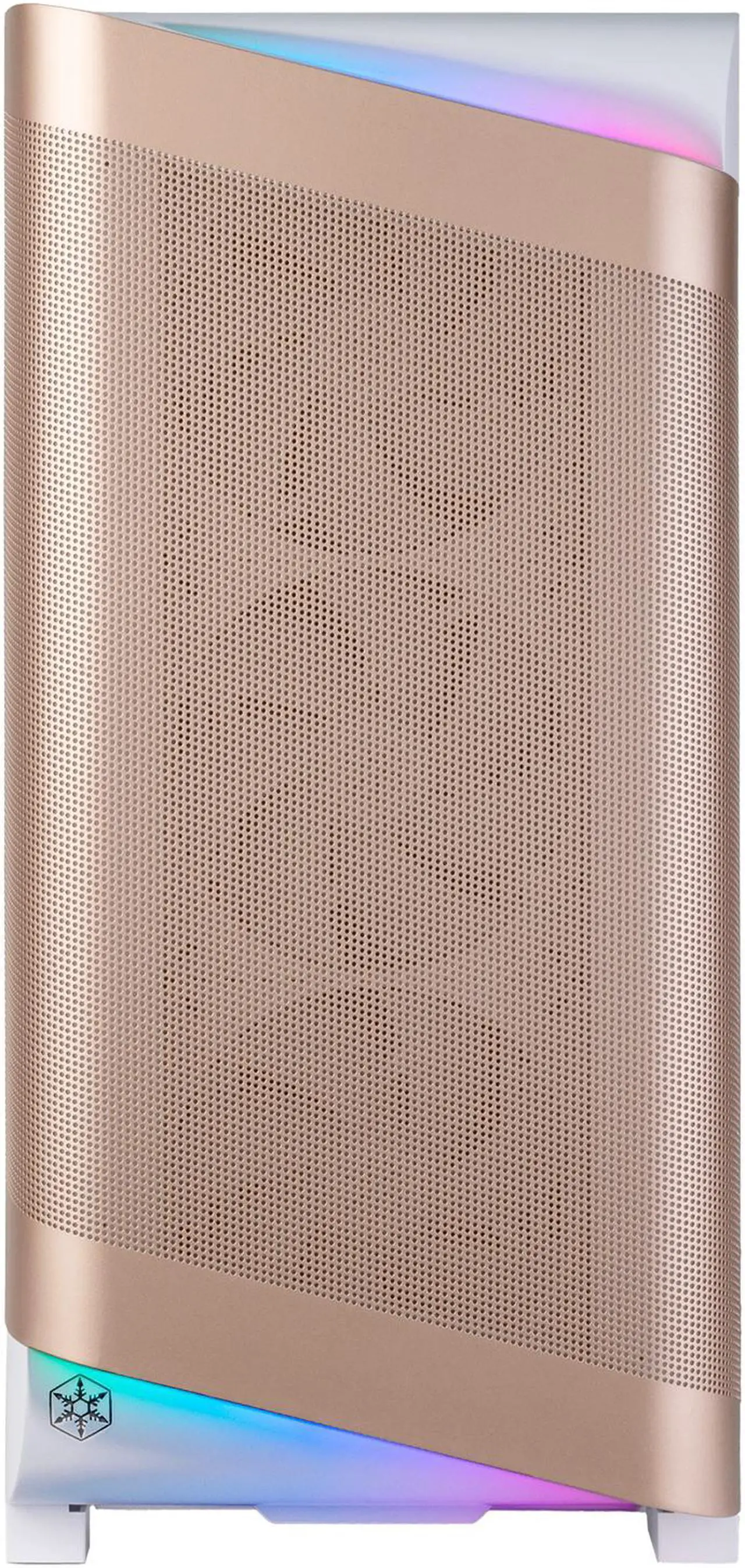 Alt view image 10 of 18 - SilverStone SETA A2 Gold/White Steel / Plastic / Tempered Glass ATX Mid Tower Computer Case
