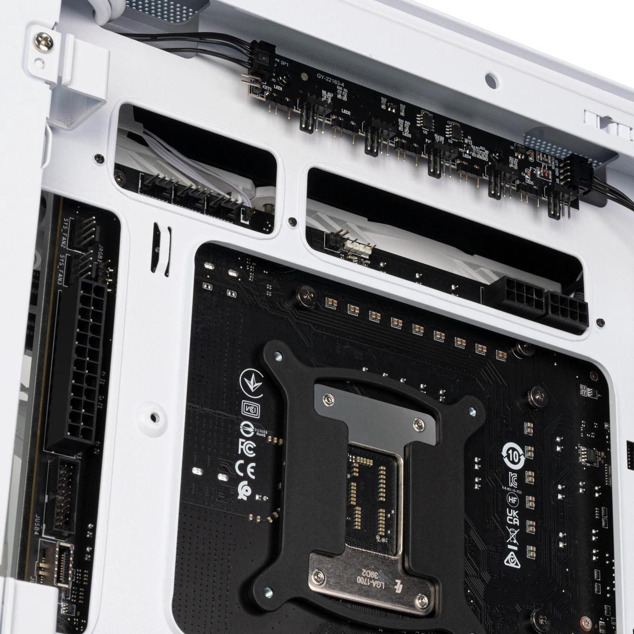 Alt view image 18 of 18 - SilverStone SETA A2 Gold/White Steel / Plastic / Tempered Glass ATX Mid Tower Computer Case