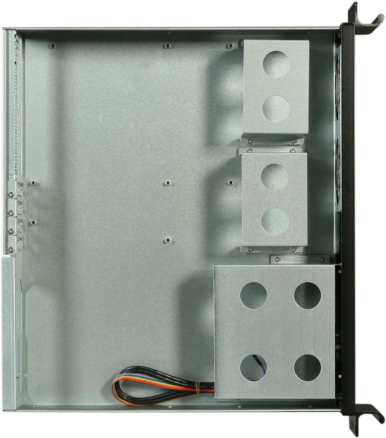 Alt view image 6 of 7 - iStarUSA D-213-MATX Black Aluminum / Steel 2U Rackmount microATX Server Chassis - OEM