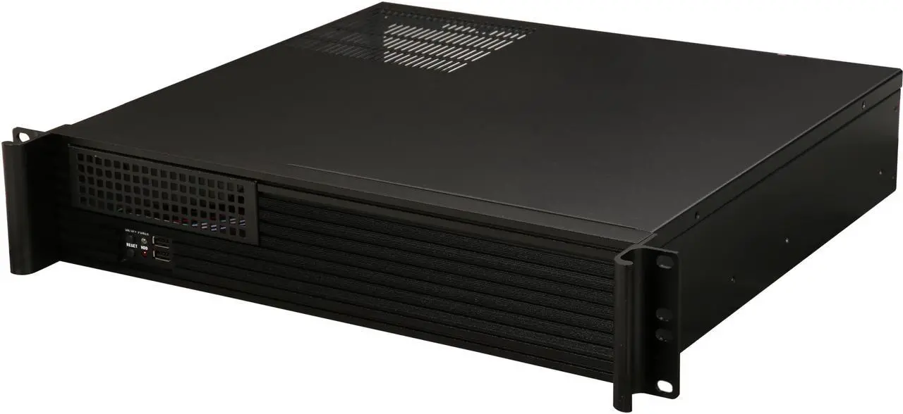 Main image of iStarUSA D-213-MATX-DT Black 2U Compact Server / Desktop Chassis - OEM