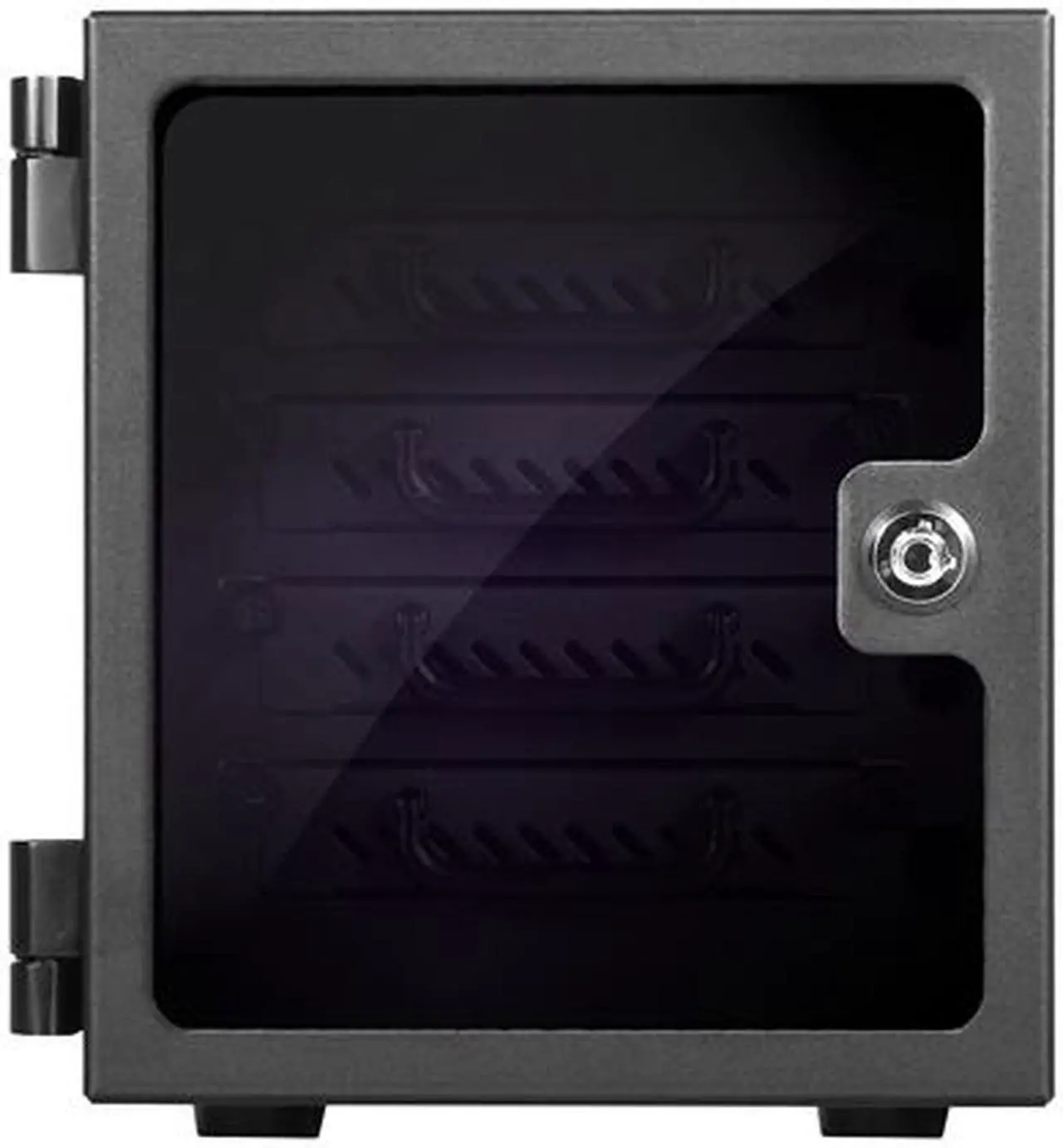 Alt view image 2 of 5 - iStarUSA S-254JB-RF Black Steel TowerU 4x 2.5" External Storage JBOD Tower 150W 150W