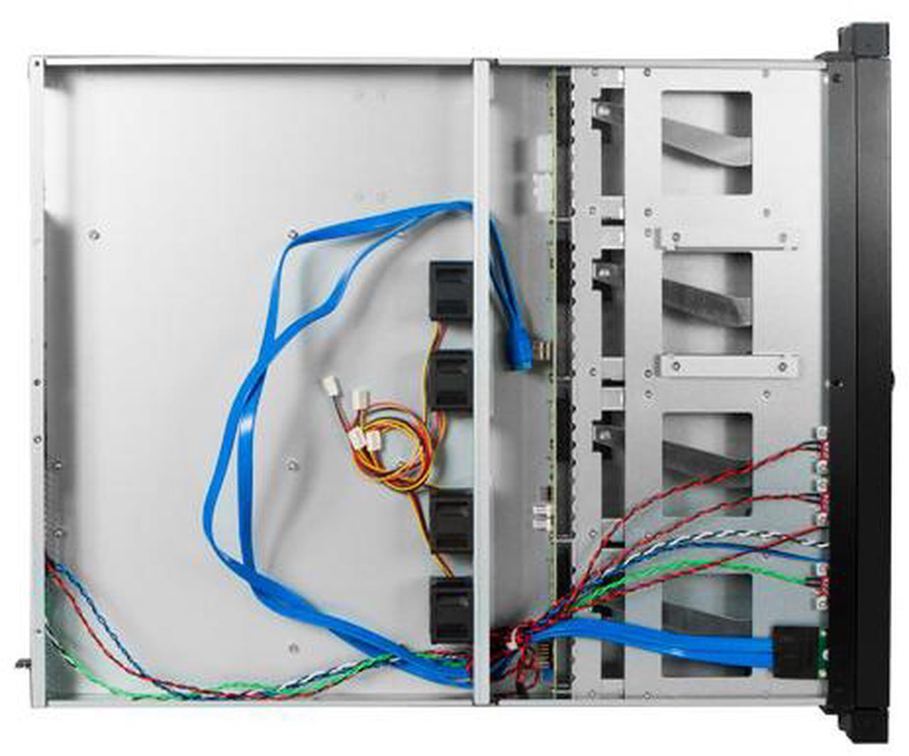Alt view image 5 of 6 - iStarUSA C-140SS 1U 1U 4-Bay Trayless Storage Server Rackmount Chassis