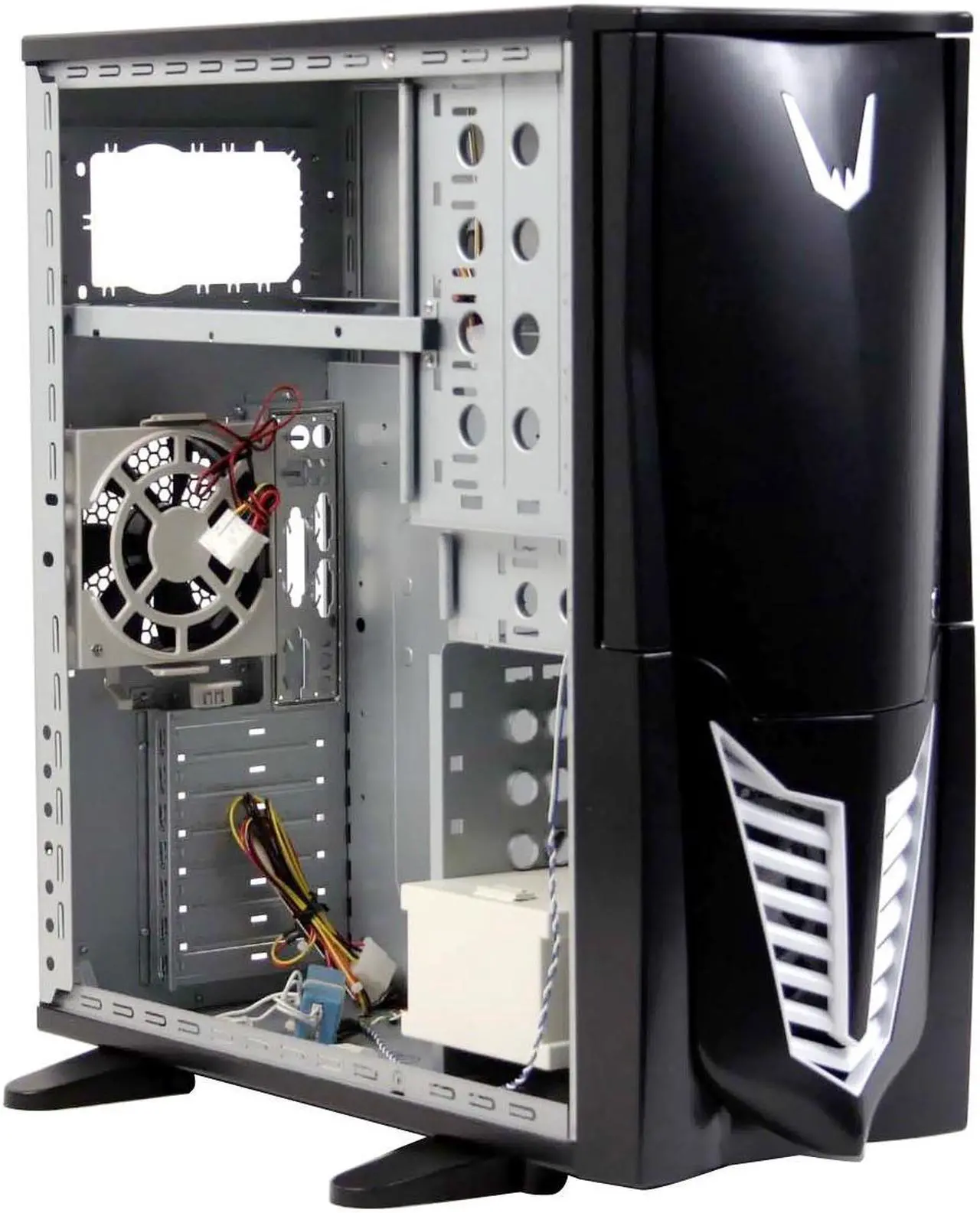 Alt view image 7 of 16 - Sunbeam Transformer IC-TR-US-BA-WOPSU Black Steel ATX Full Tower Computer Case