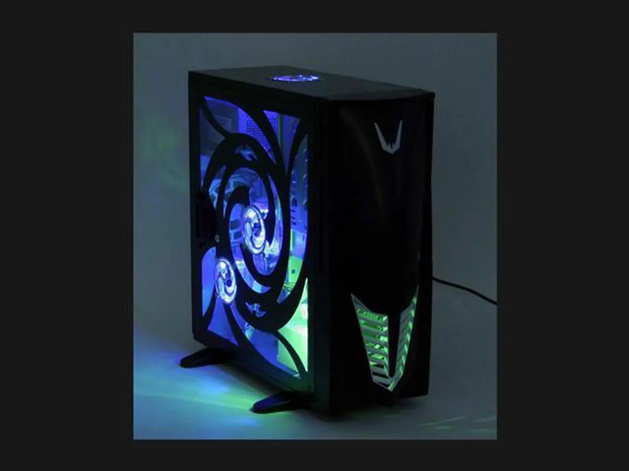 Alt view image 14 of 16 - Sunbeam Transformer IC-TR-US-BA-WOPSU Black Steel ATX Full Tower Computer Case
