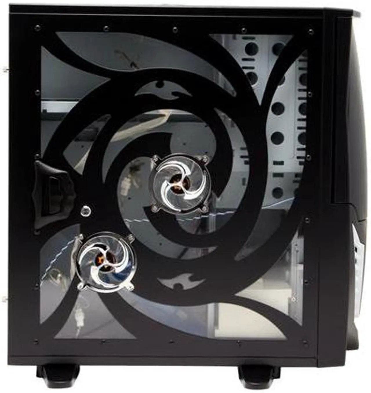 Alt view image 5 of 16 - Sunbeam Transformer IC-TR-US-BA-WOPSU Black Steel ATX Full Tower Computer Case
