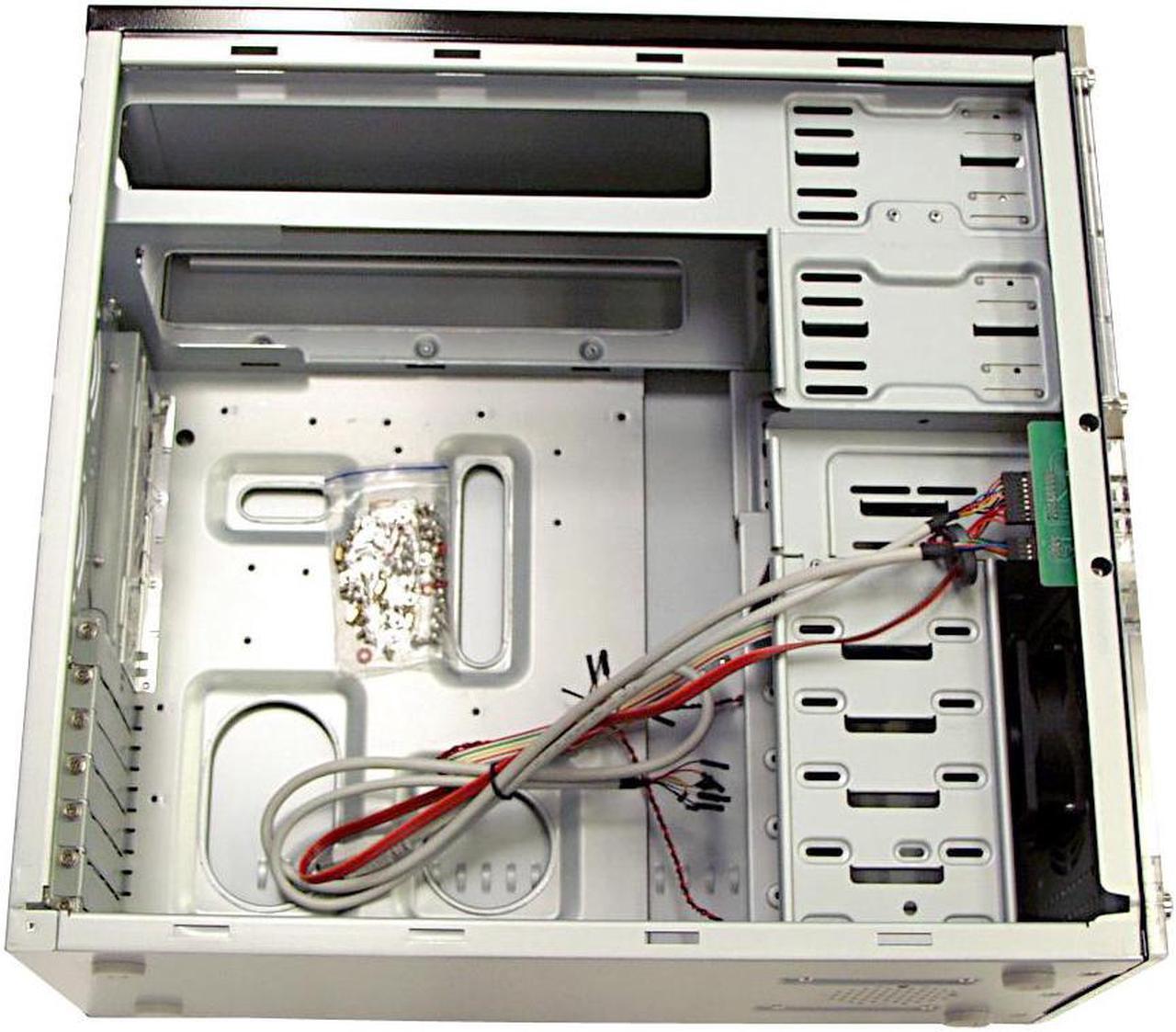 Alt view image 5 of 7 - AMS Gmono CF-2029 BLK Black Steel ATX Mid Tower Computer Case