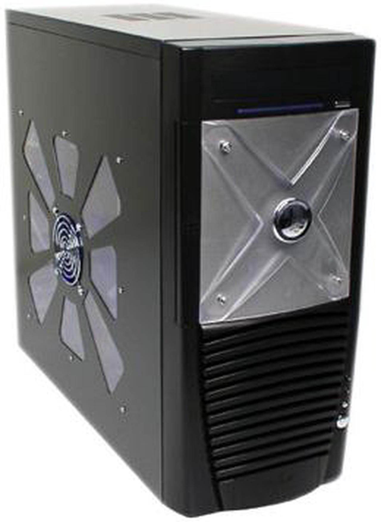 CODEGEN C-6201-CA-TW4 Black/Silver Steel / Plastic ATX Mid Tower Computer Case 350W Power Supply