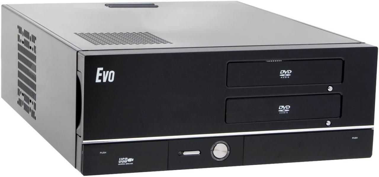 Main image of Athenatech Black Aluminum / Steel Evo A3701BB.500 ATX Media Center / HTPC Case