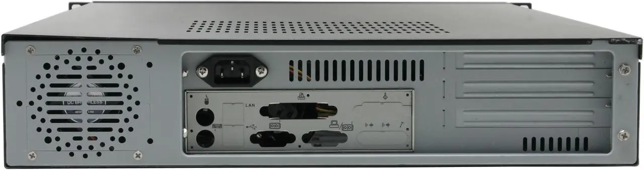Alt view image 4 of 9 - Athena Power RM-2U2015LF40 Black Steel 2U Rackmount Rackmount Case 400W 1 External 5.25" Drive Bays