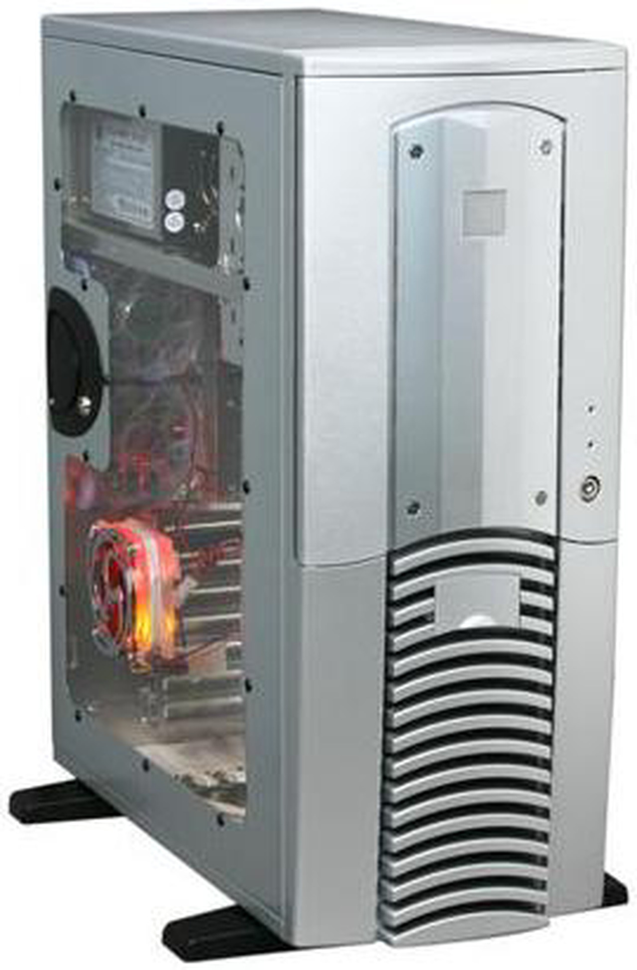 Athena Power CA-601AS48 Silver Aluminum Pedestal Entry-Level Server ...