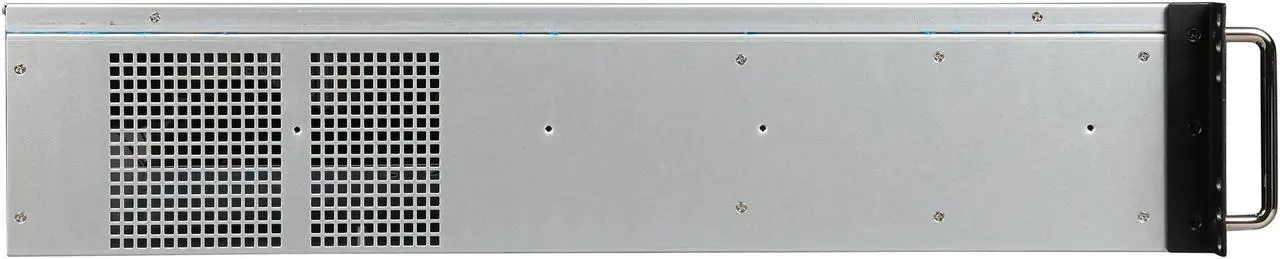 Alt view image 3 of 7 - Athena Power RM-3U316480U3 Silver/Black 1.2mm SGCC 3U Rackmount Server Case 3U 800W IPC Power supply 6 External 5.25" Drive Bays