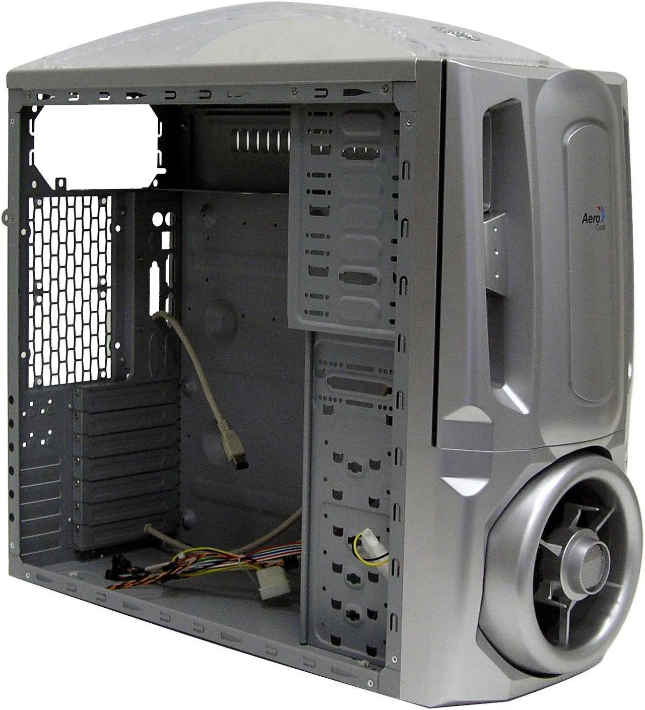 Alt view image 8 of 10 - AeroCool JETMASTER JR SS Silver SECC Steel ATX Mid Tower Computer Case
