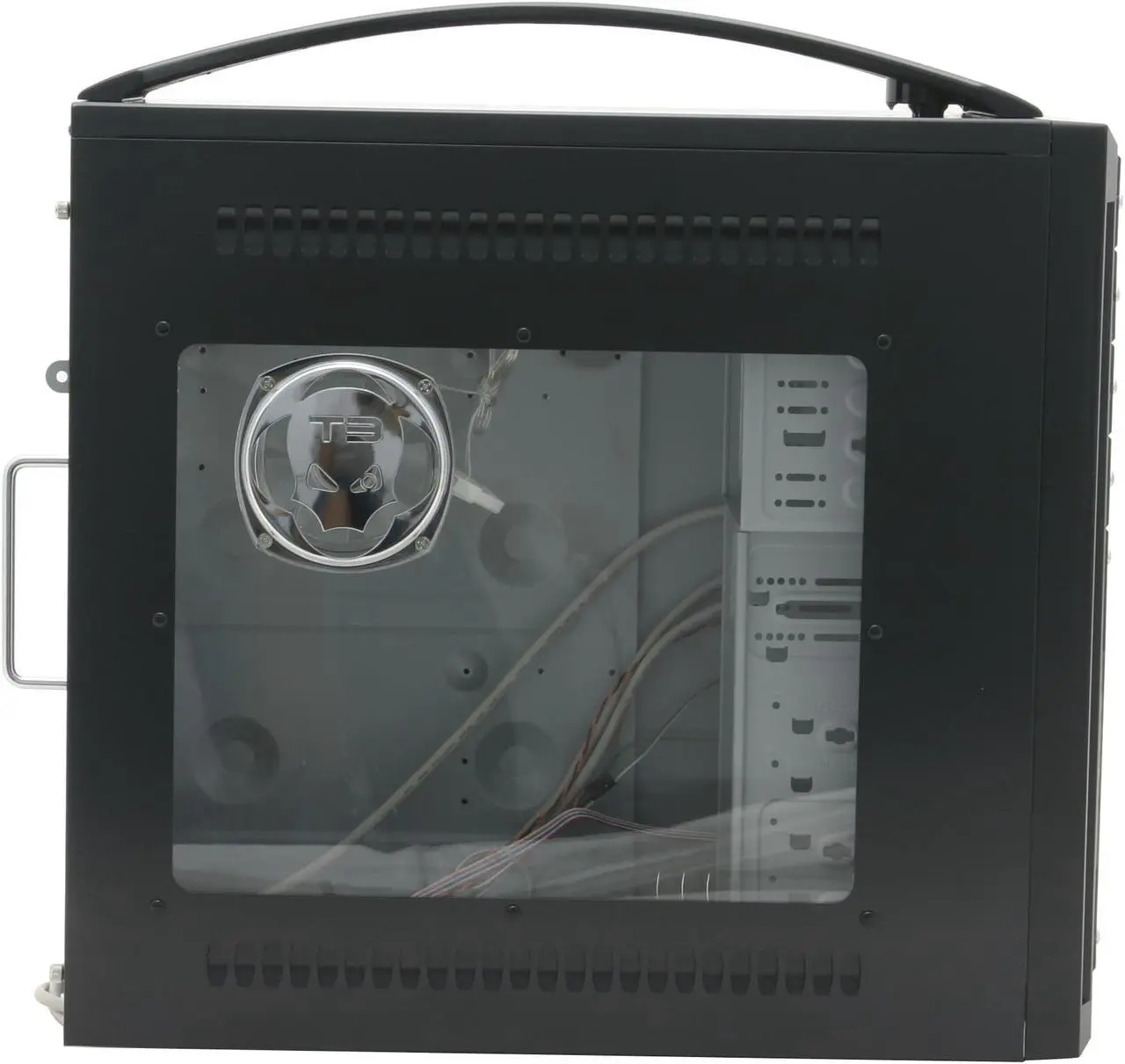 Alt view image 6 of 14 - AeroCool AERO-X202 Black Aluminum / Steel ATX Mid Tower Computer Case
