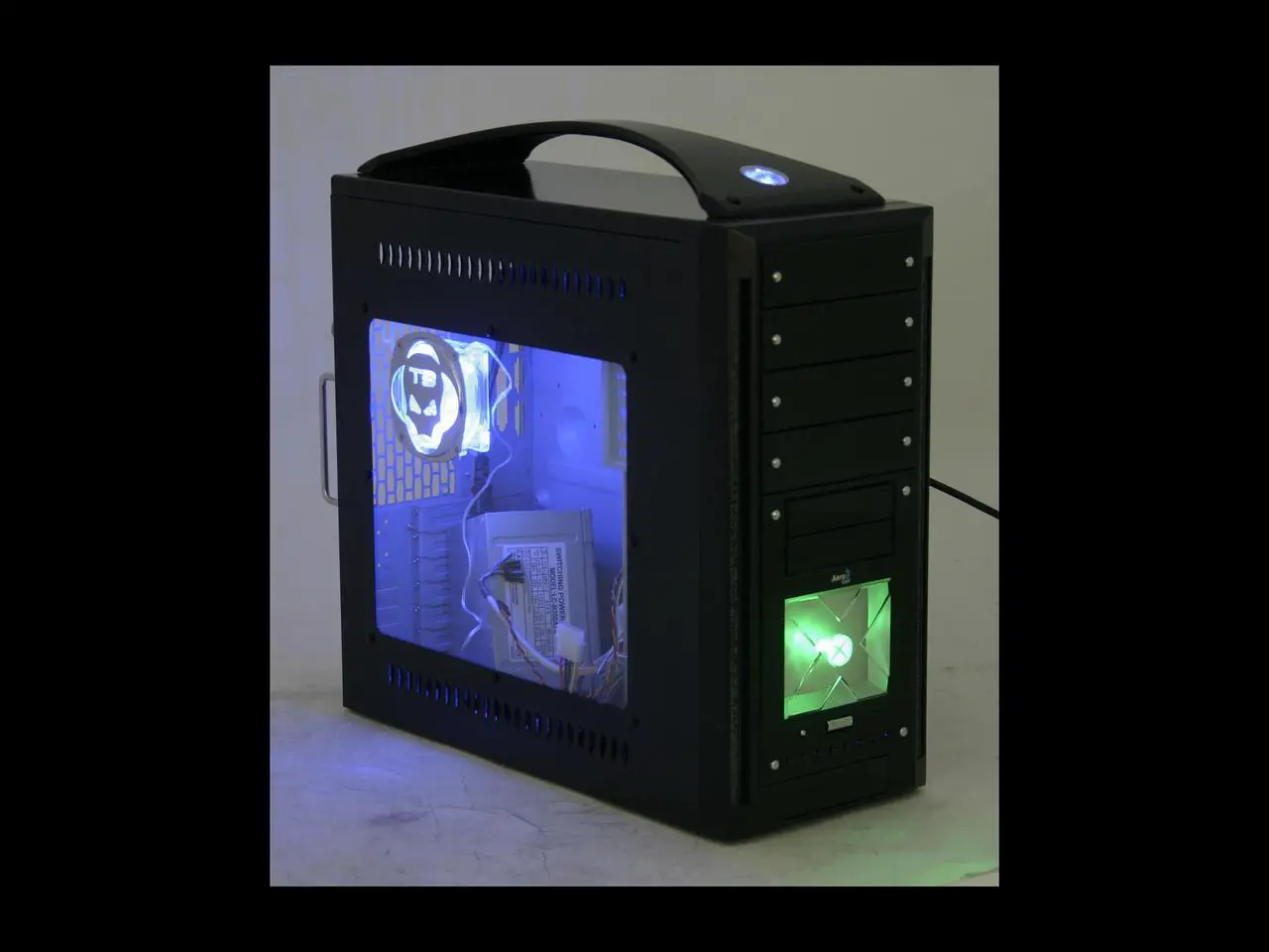 Alt view image 13 of 14 - AeroCool AERO-X202 Black Aluminum / Steel ATX Mid Tower Computer Case