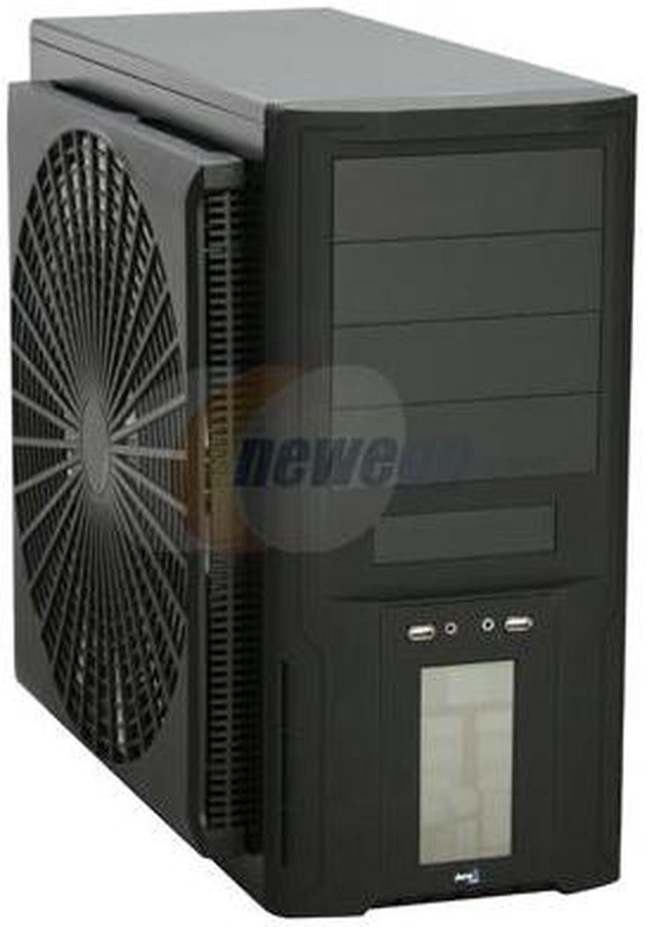 Alt view image 3 of 11 - AeroCool V-Touch Pro Black 0.6mm SECC Steel ATX Mid Tower Computer Case