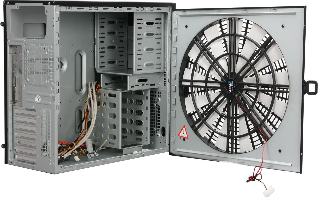 Alt view image 5 of 11 - AeroCool V-Touch Pro Black 0.6mm SECC Steel ATX Mid Tower Computer Case