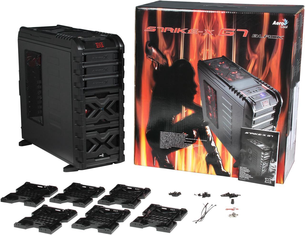 Alt view image 10 of 10 - AeroCool Strike-X GT-Bk Black SECC ATX Mid Tower Computer Case