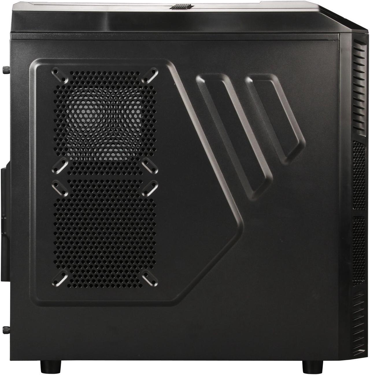 Alt view image 4 of 9 - AeroCool PGS B series Xpredator-X1 Black Edition Black SPCC 0.5mm ATX Mid Tower Computer Case