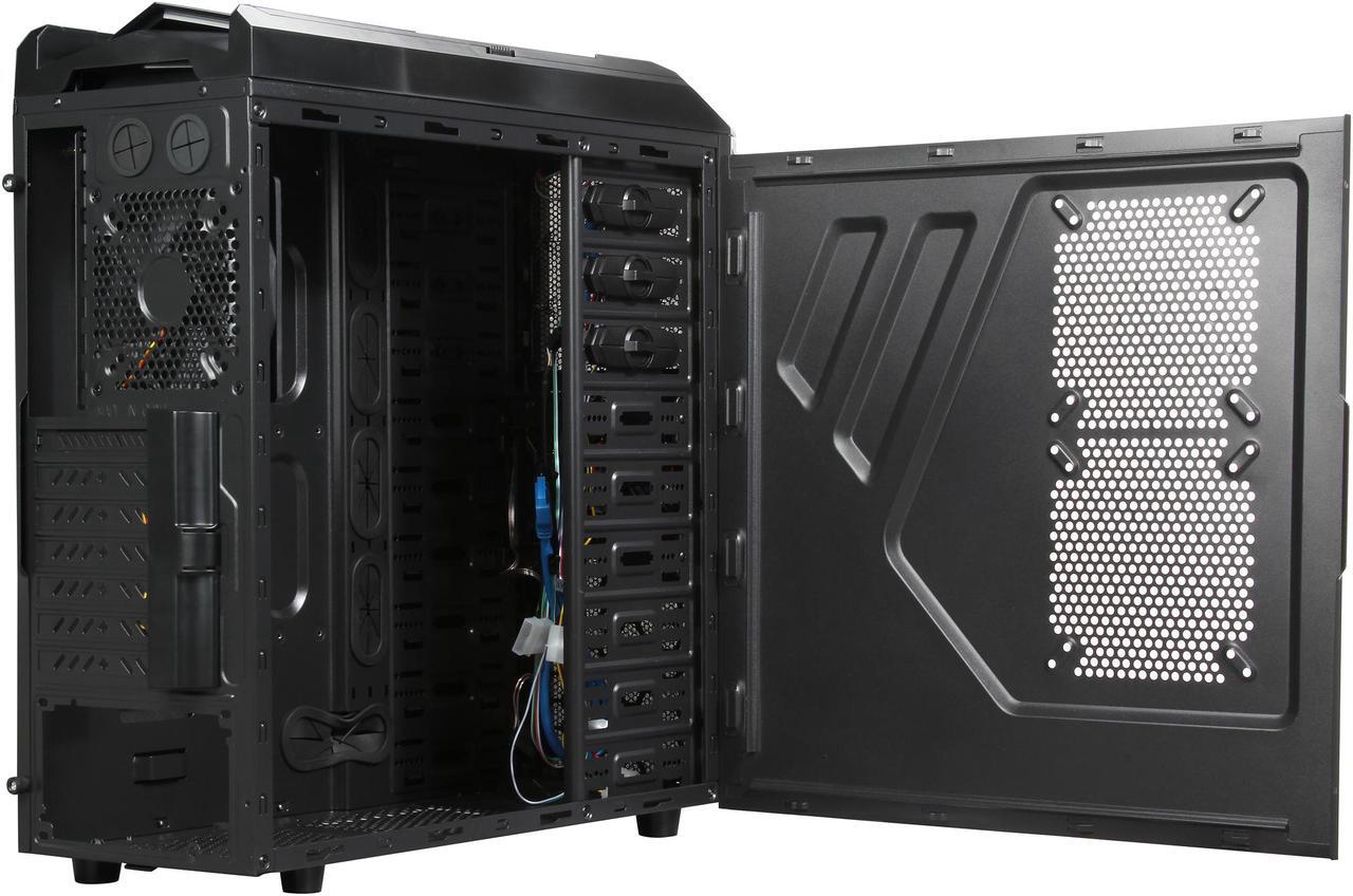 Alt view image 5 of 9 - AeroCool PGS B series Xpredator-X1 Black Edition Black SPCC 0.5mm ATX Mid Tower Computer Case