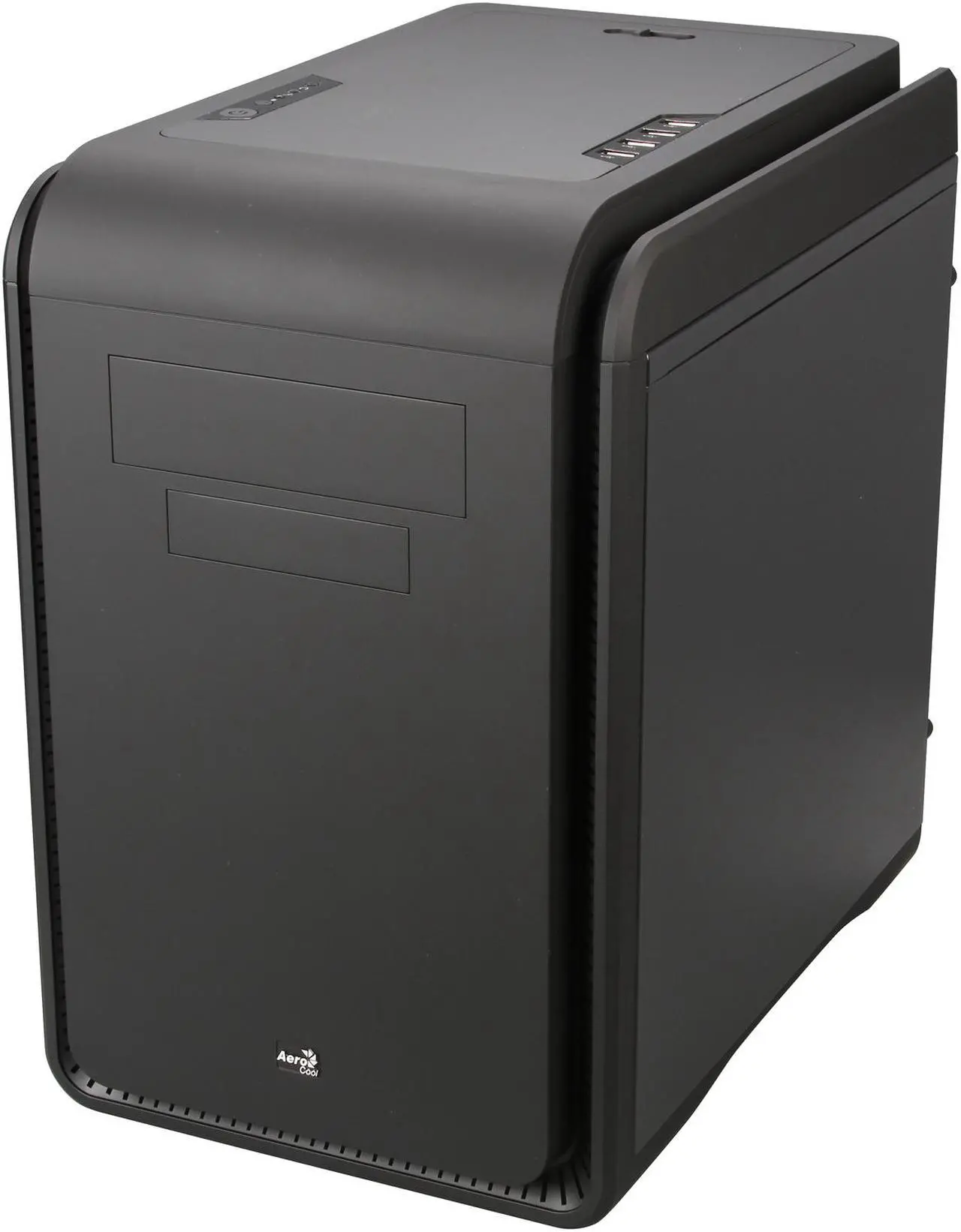 Alt view image 3 of 10 - AeroCool DS-Cube Black Black 0.8mm SGCC ATX Mid Tower Computer Case