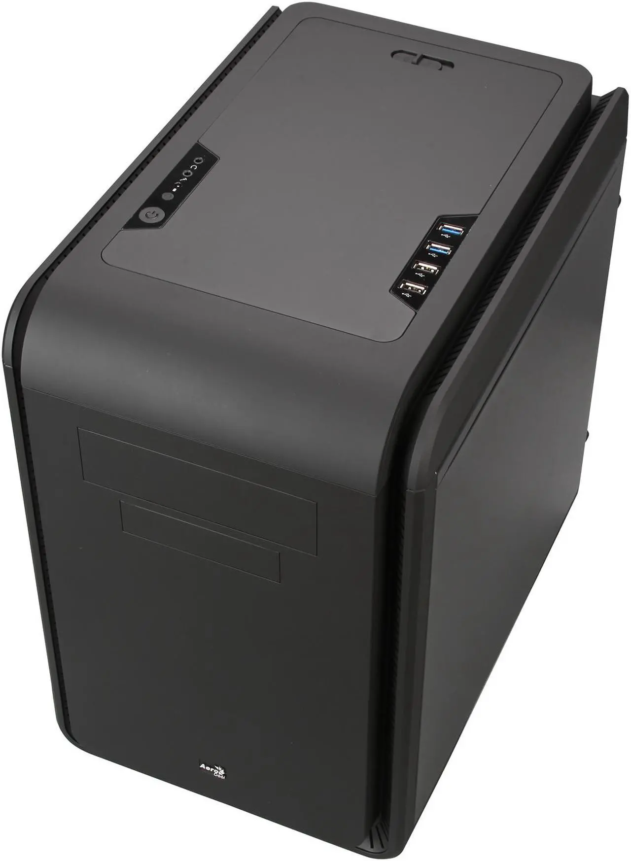 Alt view image 8 of 10 - AeroCool DS-Cube Black Black 0.8mm SGCC ATX Mid Tower Computer Case