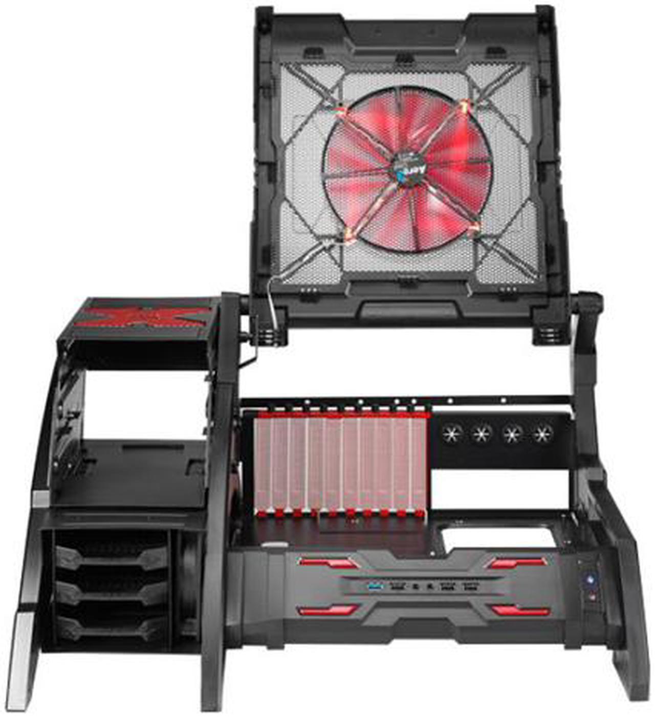 Alt view image 2 of 3 - AeroCool Strike X AIR (4713105956830) Black Steel / Plastic Open-Air Computer Case
