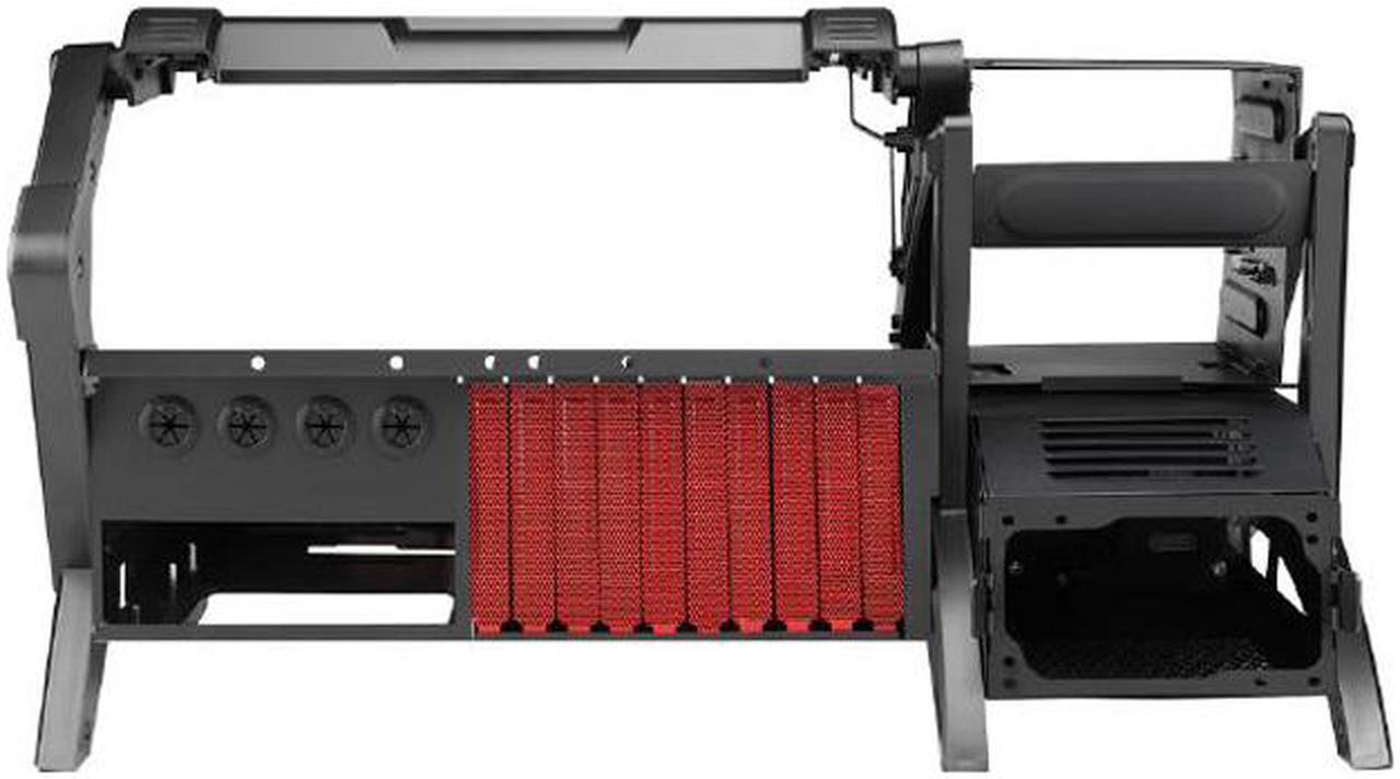 Alt view image 3 of 3 - AeroCool Strike X AIR (4713105956830) Black Steel / Plastic Open-Air Computer Case