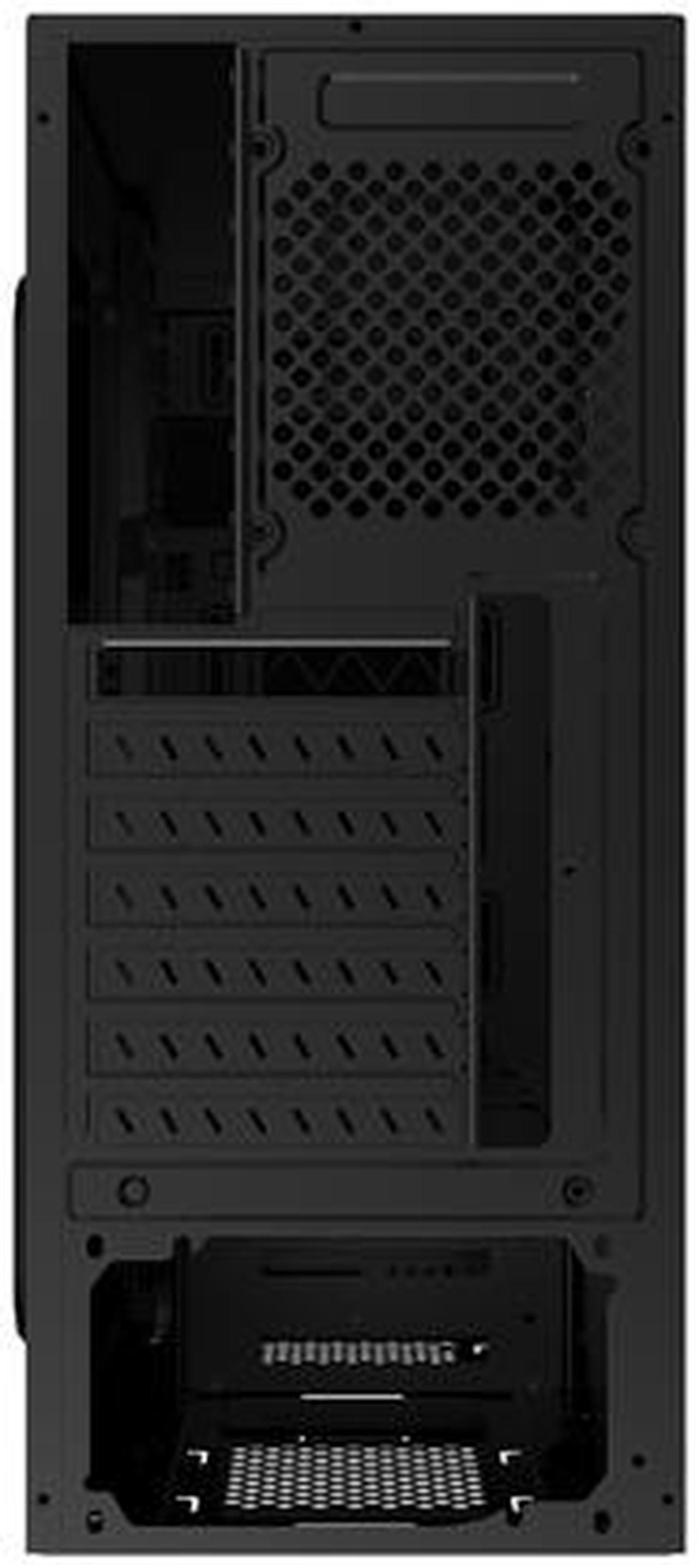 Alt view image 9 of 10 - AeroCool SI-5100 Window (AER-4713105958348) ATX / Micro ATX Mid Tower Computer Case Compatible with ATX PSU Power Supply