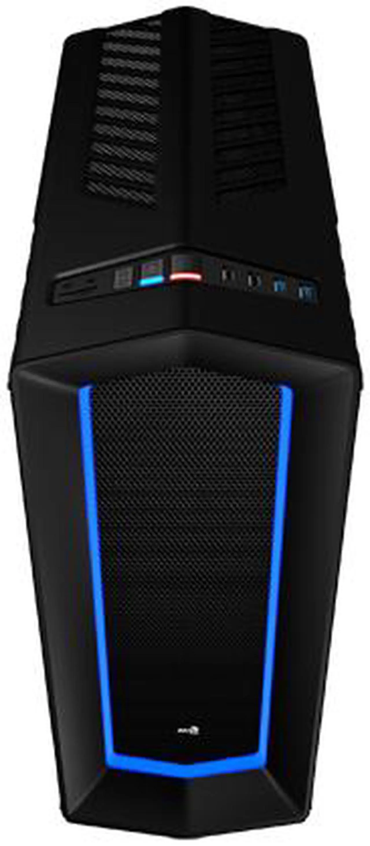 Alt view image 3 of 8 - AeroCool P7 Series P7-C1 Black Black 0.6mm SGCC ATX Mid Tower Computer Case