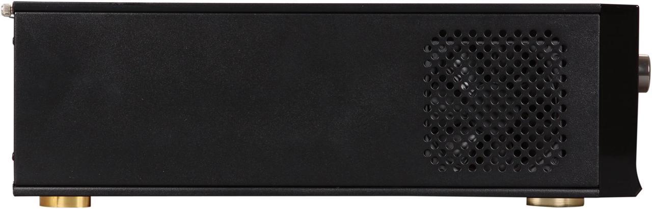 Alt view image 3 of 7 - nMEDIAPC Black Aluminum / Acrylic / Steel HTPC 5000B Micro ATX Media Center / HTPC Case