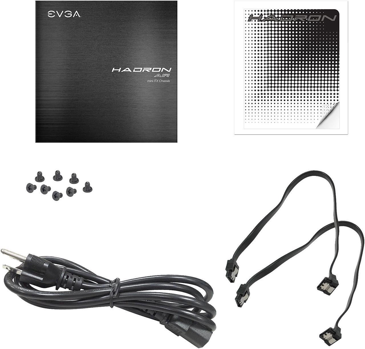 Alt view image 8 of 8 - EVGA Hadron Air Mini-ITX Chassis Black with 500W 80Plus Gold Power Supply (110-MA-1001-K1)