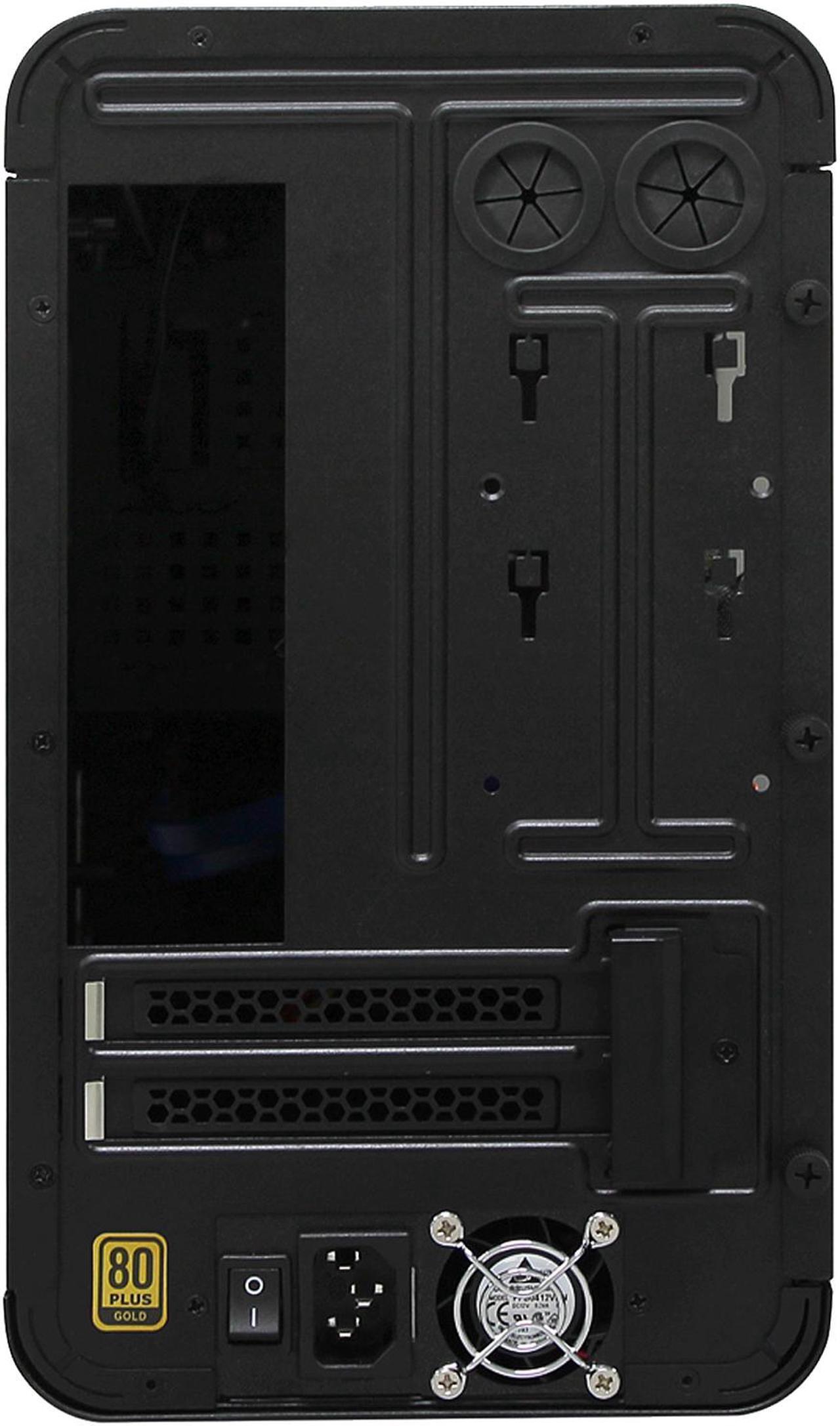 Alt view image 6 of 8 - EVGA Hadron Air Mini-ITX Chassis Black with 500W 80Plus Gold Power Supply (110-MA-1001-K1)