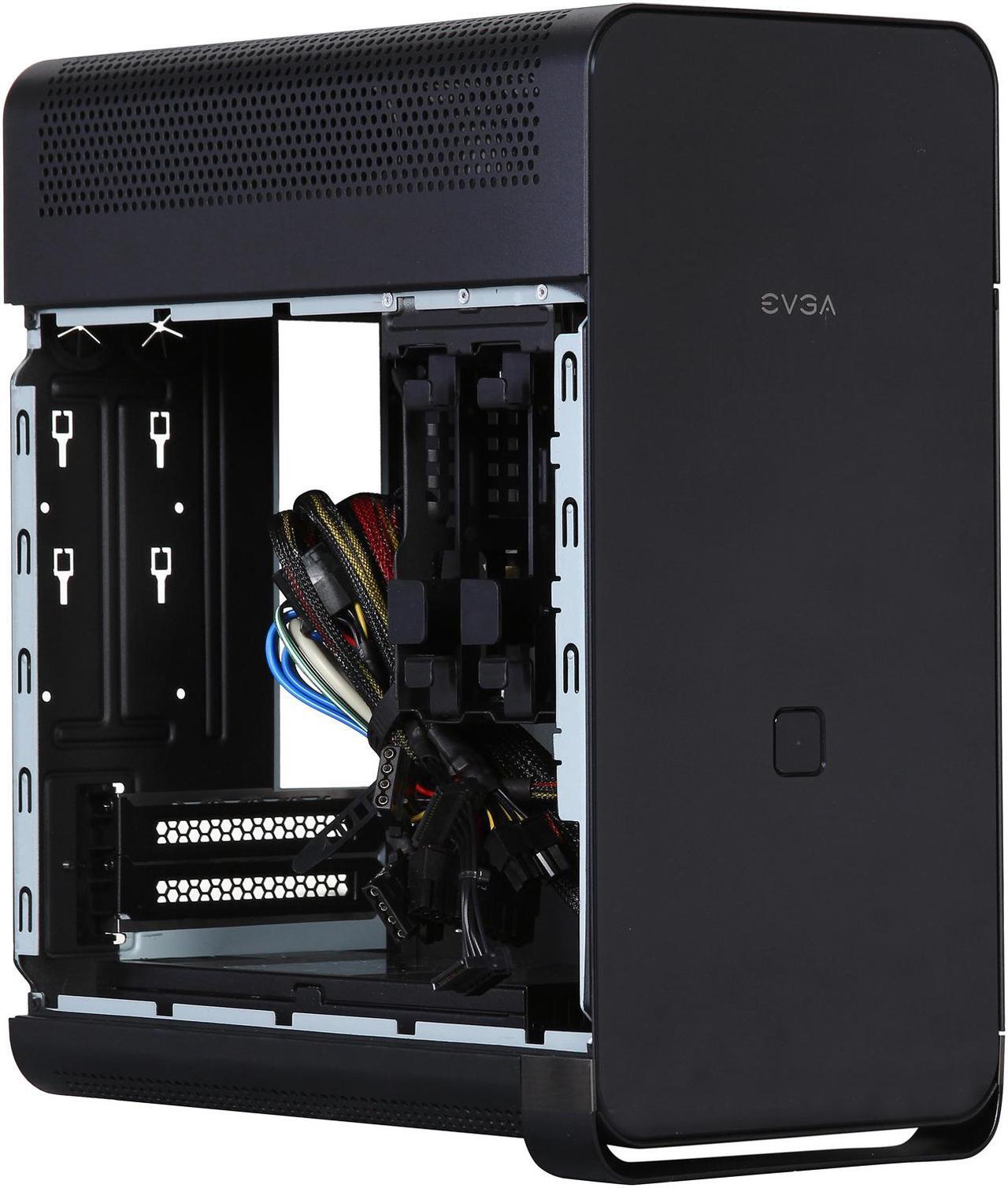 Alt view image 7 of 9 - EVGA Hadron Hydro Mini-ITX Chassis Black with 500W 80Plus Gold Power Supply (110-MW-1002-K1)