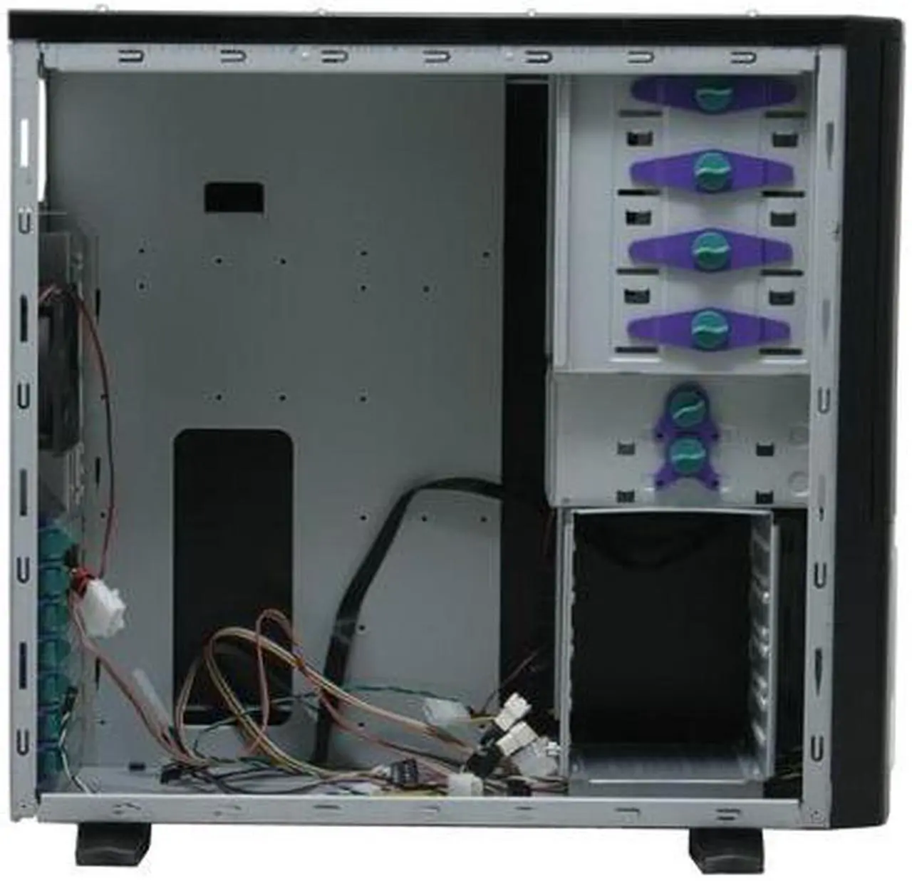 Alt view image 11 of 15 - ATRIX CSCI-A9001-C4 Black SECC steel sheeting FCC class CB&CE approved ATX Mid Tower Computer Case