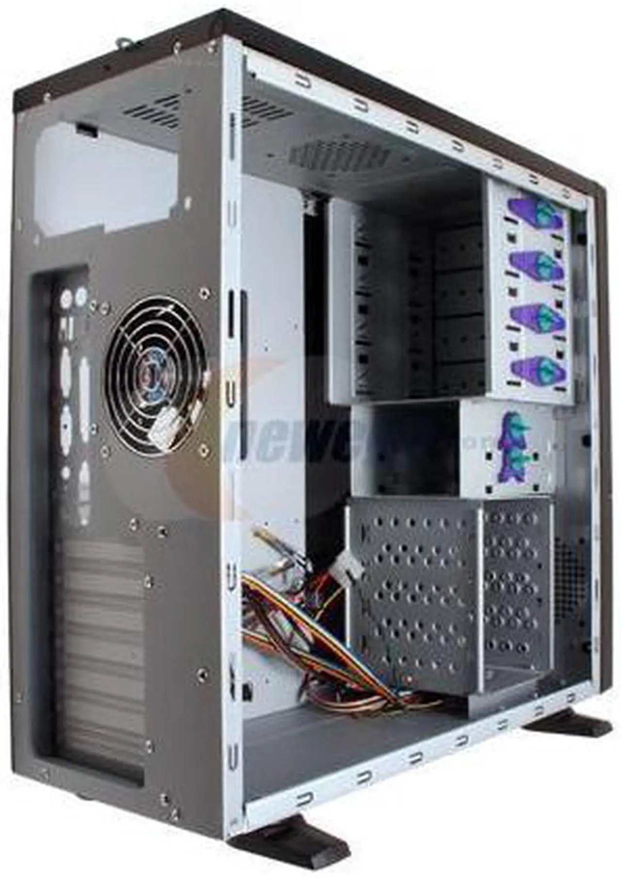 Alt view image 12 of 15 - ATRIX CSCI-A9001-C4 Black SECC steel sheeting FCC class CB&CE approved ATX Mid Tower Computer Case