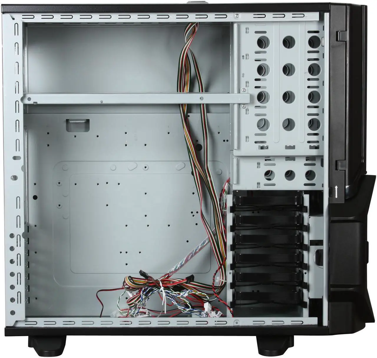Alt view image 6 of 11 - ABS Aplus ABS-CS-EL Diablo Black 0.8mm SECC ATX Full Tower Computer Case