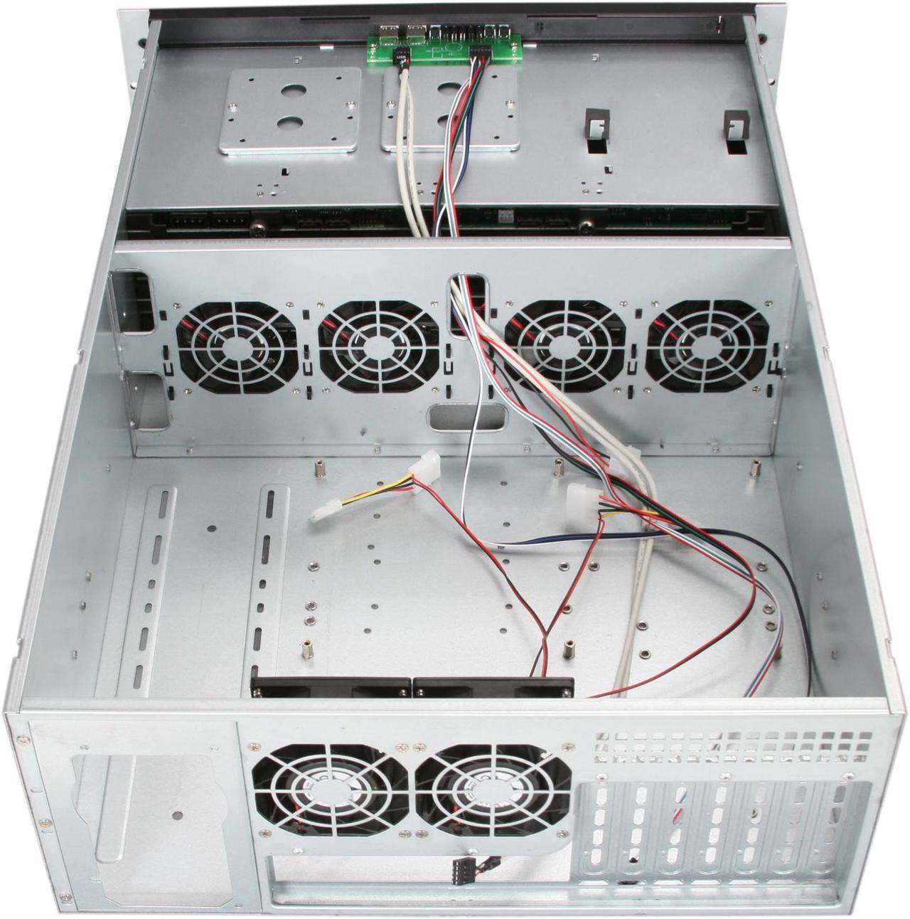 Alt view image 5 of 7 - NORCO RPC-4020 4U Rackmount Server Chassis w/ 20 Hot-swappable SATA/SAS Drive Bays