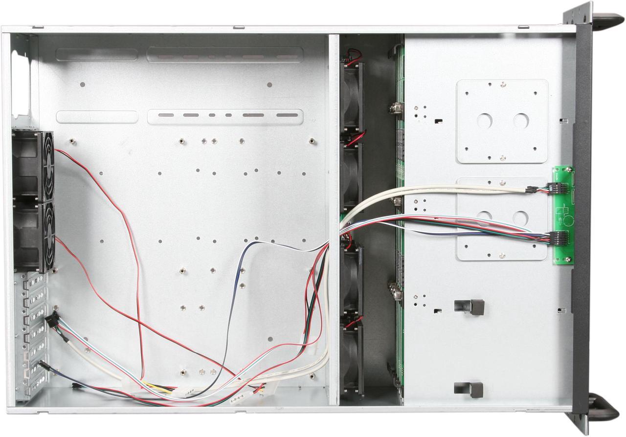 Alt view image 6 of 7 - NORCO RPC-4020 4U Rackmount Server Chassis w/ 20 Hot-swappable SATA/SAS Drive Bays