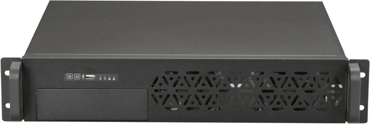 Alt view image 2 of 9 - NORCO RPC-230 2U Rackmount Server Case 1 External 5.25" Drive Bays
