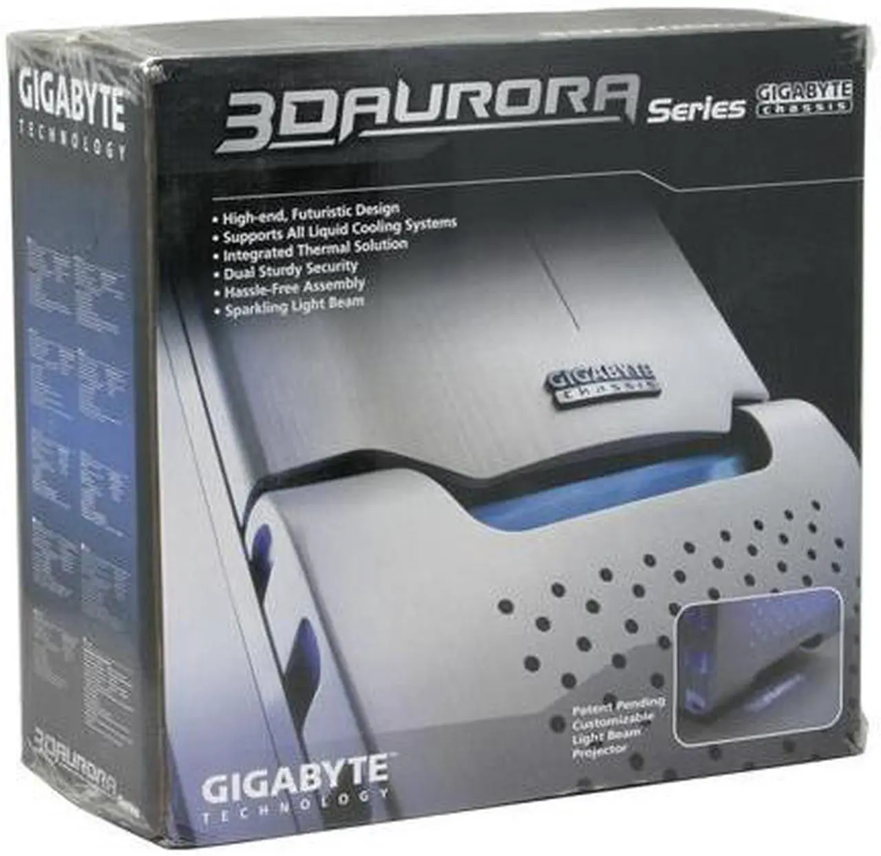 Alt view image 14 of 14 - GIGABYTE 3D AURORA GZ-FSCA1-ANB Black Aluminum ATX Full Tower Computer Case