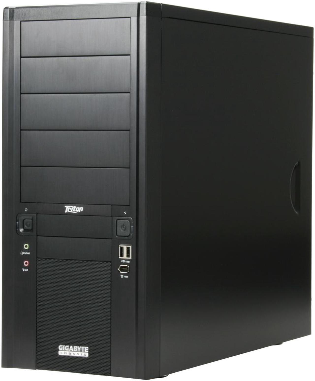 Alt view image 2 of 10 - GIGABYTE Triton 180 Black 0.7mm SECC Steel ATX Mid Tower Computer Case