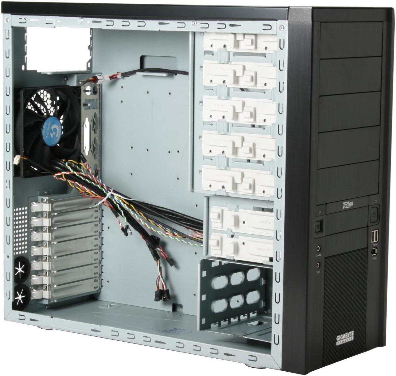 Alt view image 9 of 10 - GIGABYTE Triton 180 Black 0.7mm SECC Steel ATX Mid Tower Computer Case