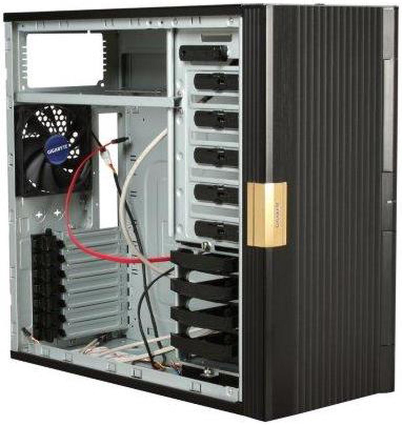 Alt view image 5 of 7 - GIGABYTE Cupio 6140 GZ-AABC61-CNB Black Aluminum / 0.8mm SECC ATX Mid Tower Computer Case